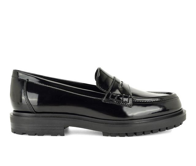 Women's Nine West Teven Loafers in Black color
