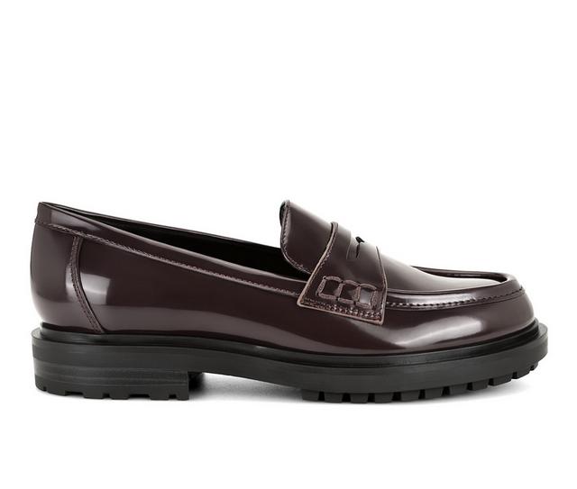 Women's Nine West Teven Loafers in Dark Red color