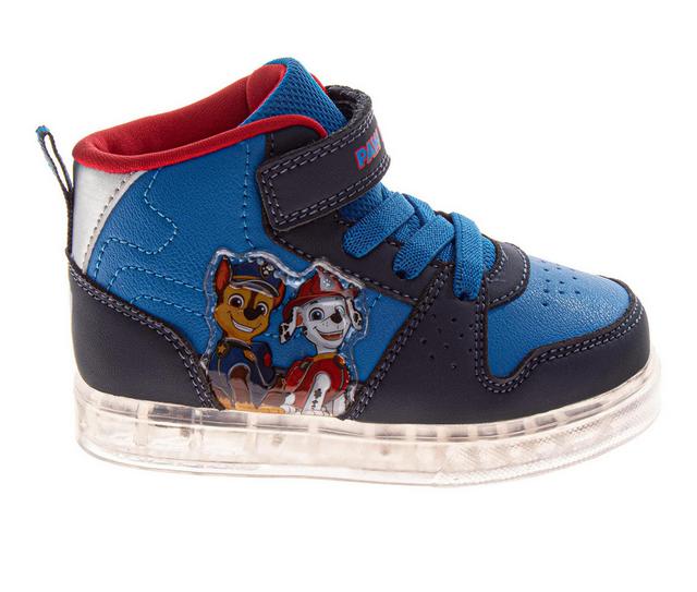 Boys' Nickelodeon Toddler & Little Kid Paw Patrol Light Up Sneakers in Blue color