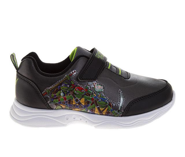 Boys' Nickelodeon Little Kid & Big Kid Teenage Mutant Ninja Turtles Sneakers in Black/Green color