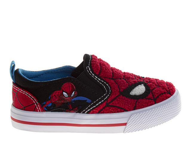 Spiderman Spider Sense Web Face Spider Man Slip On in Red color