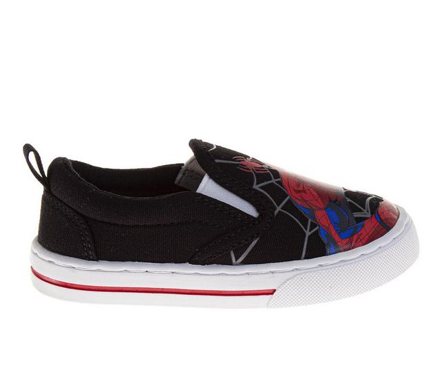 Spiderman Spider Sense Webbed Wonder Spider Man Slip On in Black/Red color