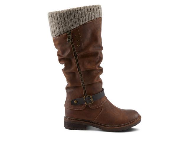Patrizia Rowin Knee High Boots in Medium Brown color