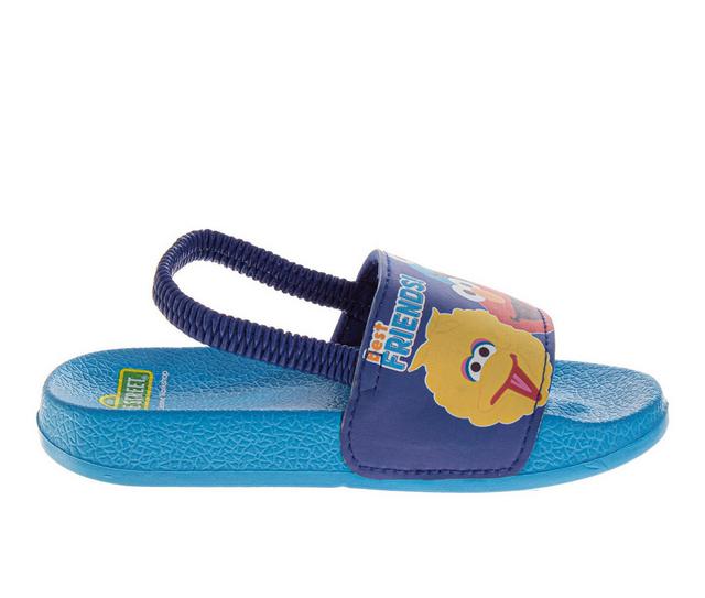 Sesame Street Sesame Street Slides Sandals in Blue color
