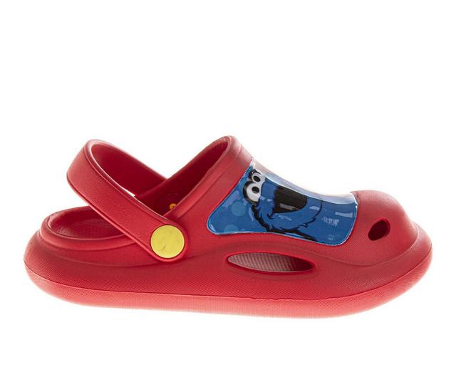 Sesame Street Sesame Street Elmo & Cookie Monster Clog in Red color