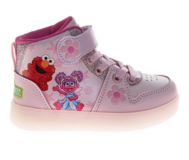 Sesame Street Sesame Street Girls Velcro High Top in Pink color
