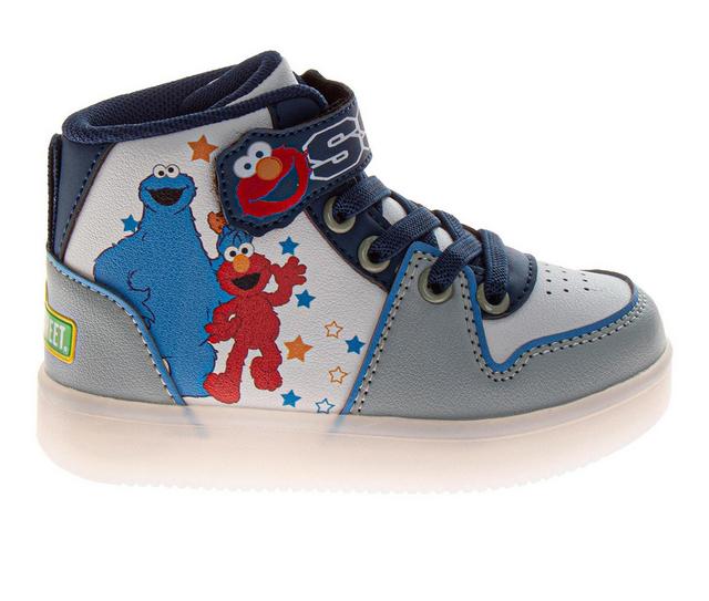 Sesame Street Elmo & Cookie Monster Boys High Top in Blue color