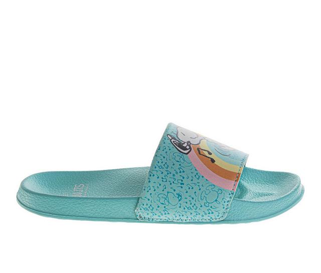 Snoopy Peanuts "Musical Snoopy" Slides Sandals in Blue color