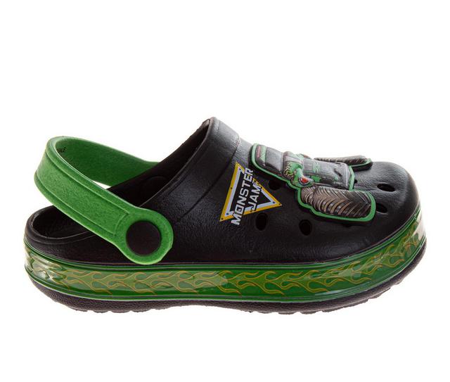 Monster Jam Monster Jam Megladon EVA Clog in Black/Green color