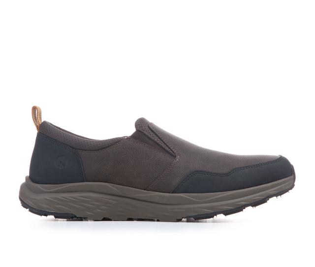 Men's Nunn Bush Jester Slip-On Shoes in Brown color