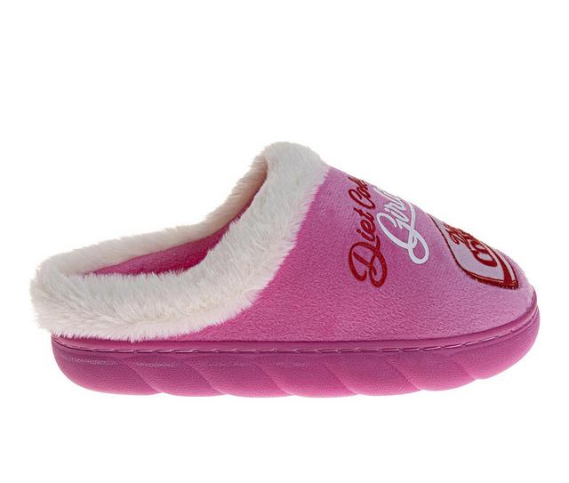 Coke-Cola Diet Coke Plush Slippers in Pink color