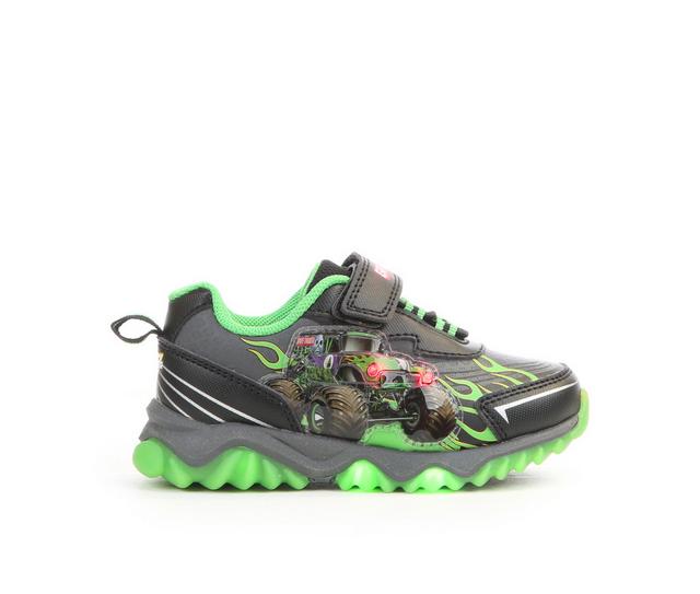 Boys' Feld Motor Sports INC Toddler & Little Kid Grave Digger Light-Up Shoes in Black/Green color
