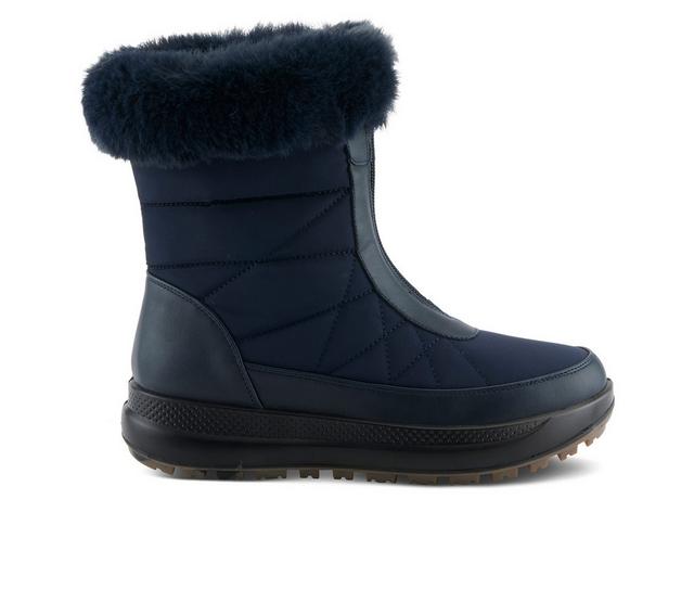 Women's Flexus Corina Winter Boots in Navy color