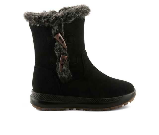 Women's Flexus Galoshe Winter Boots in Black color