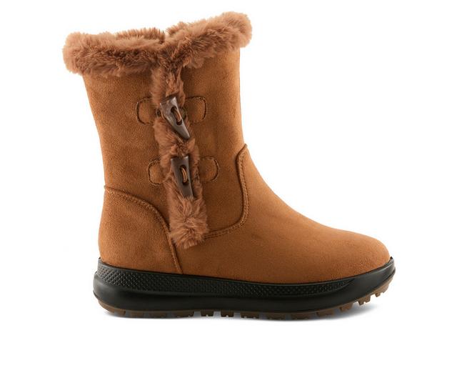 Women's Flexus Galoshe Winter Boots in Camel color