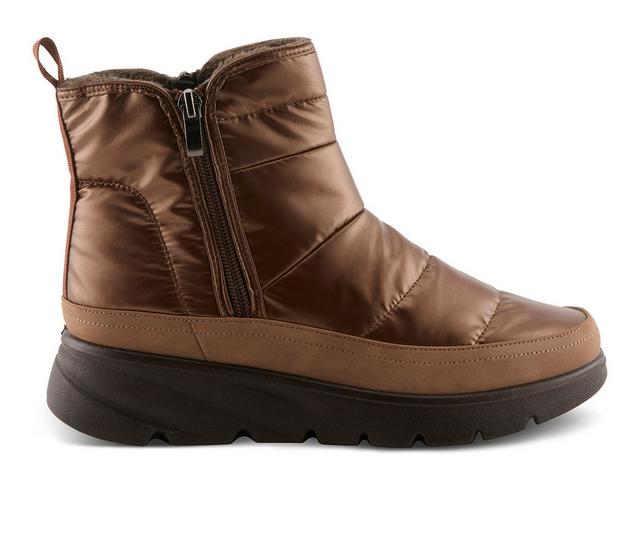 Women's Flexus Salaska Winter Boots in Bronze color