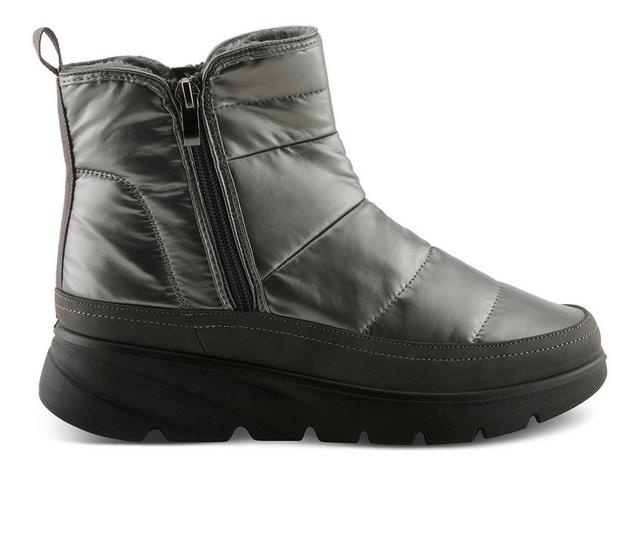 Women's Flexus Salaska Winter Boots in Pewter color