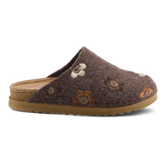 Women's Flexus Cutesy Clogs in Brown Multi color