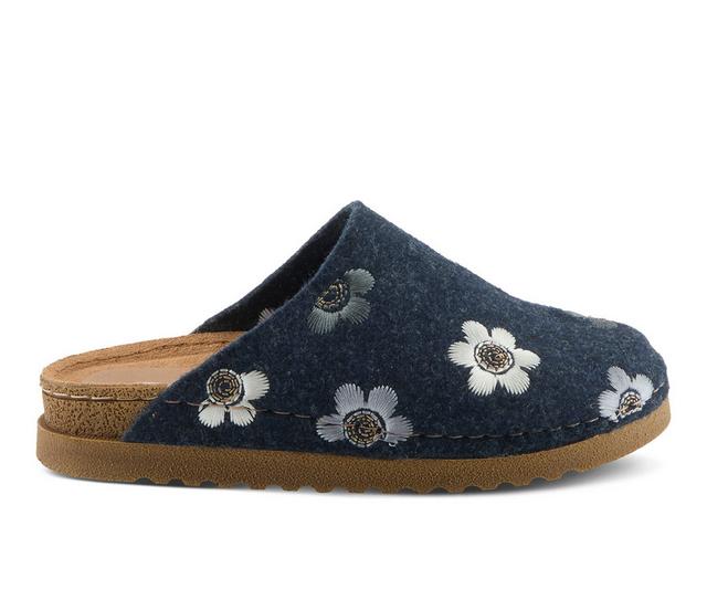 Women's Flexus Cutesy Clogs in Navy Multi color