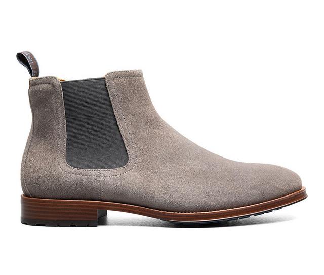 Florsheim Rucci Lug Plain Toe Chelsea Boot Dress Shoes in Charcoal color