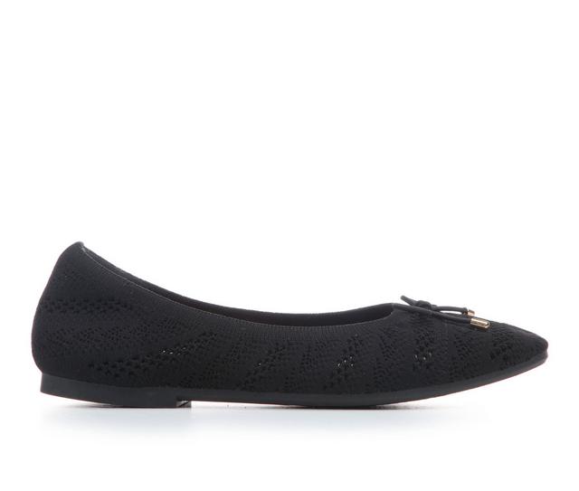 Women's Jellypop Claret Flats in Black color