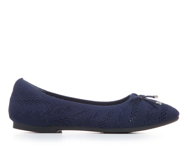 Women's Jellypop Claret Flats in Navy color