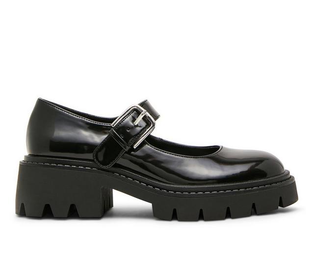 Women's Madden Girl Marcela Loafers in Black Box color