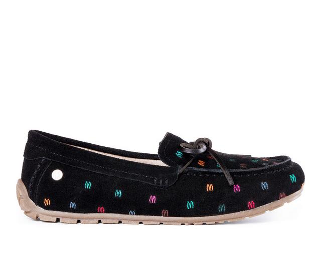 Minnetonka Loafer Moc Flats in Black M color