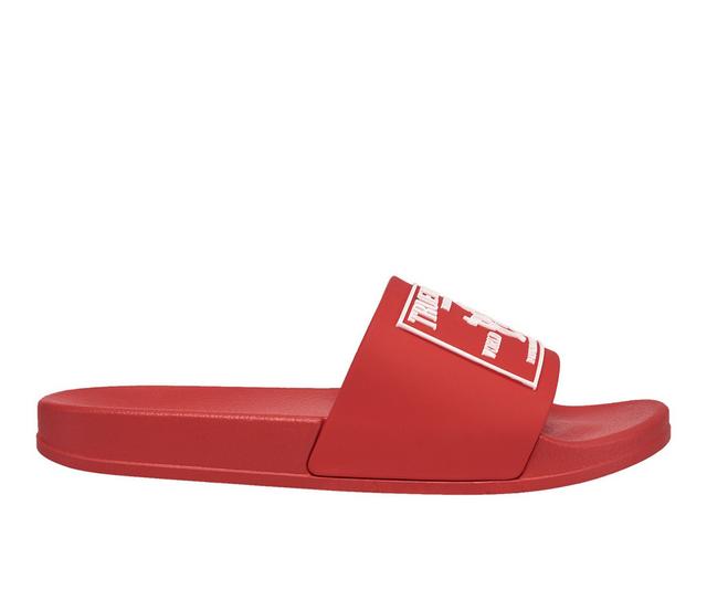 True Religion Kendrick Slides Sport Slides in Red color