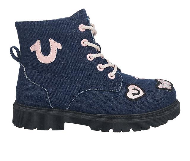 True Religion Cleo Boots in Dark Denim color