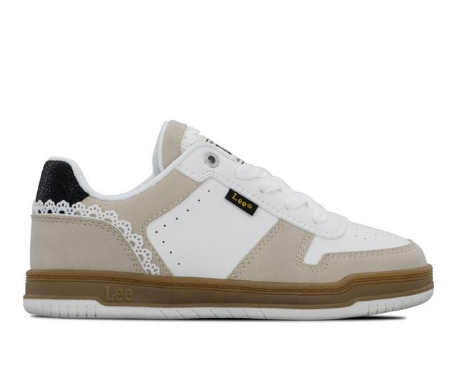 Boys' Lee Footwear Big Kid Blair K Sneakers in Wint Wt/Nat/Blk color