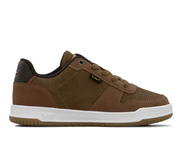 Boys' Lee Footwear Big Kid Specter Too K Sneakers in Brit Tan/Choc color