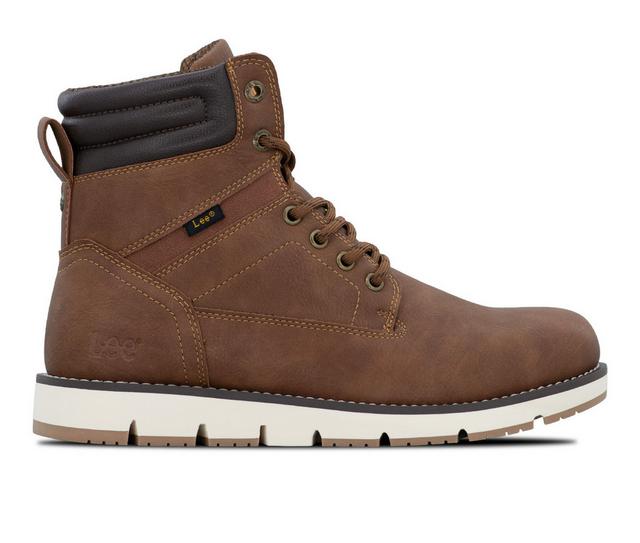 Men's Lee Footwear Montoya Boots in Brit Tan/Choc color
