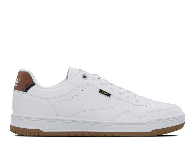 Lee Footwear Phoenix in White/Brit Tan color