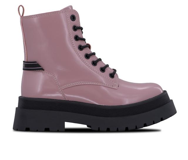 Women's Lee Footwear Anya Winter Boots in Pink/Black color