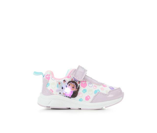 Girls' DreamWorks Toddler Gabby's Dollhouse 3 Light-up Shoes in PURPLE MULTI color