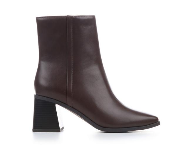 Women's Soda Chukar-S Booties in Dark Brown color
