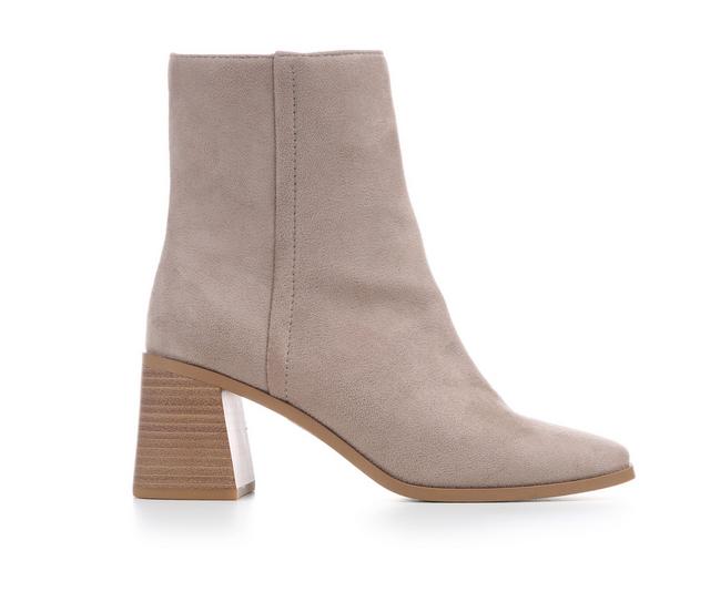 Women's Soda Chukar-S Booties in Taupe color