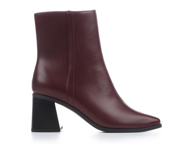 Women's Soda Chukar-S Booties in Wine color