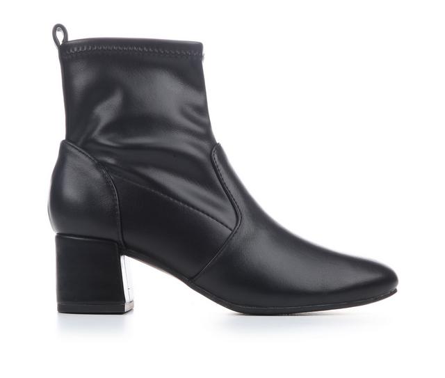 Women's Soda Jesica-S Booties in Black PU color