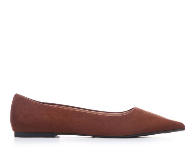 Women's Soda Abbey-S Flats in Walnut Micro color