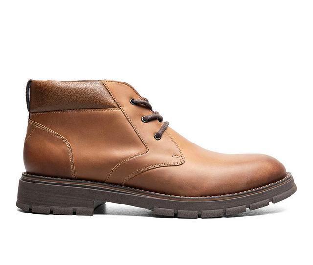 Nunn Bush Briggs Plain Toe Chukka Boots in Tan Crazy Horse color