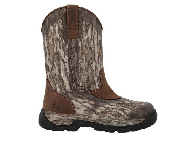 Rocky Big Cypress 11" Pull On Work Boots in Camo color