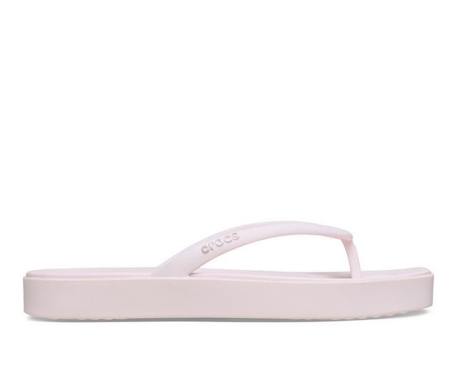 Women's Crocs Miami Flatford Flip Flops in Bubble Ice color