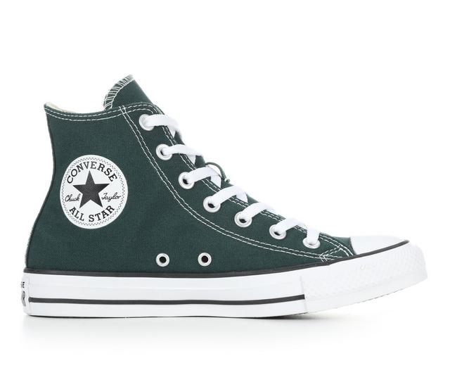 Adults' Converse Chuck Taylor All Star Canvas Hi Sneakers in Pine color