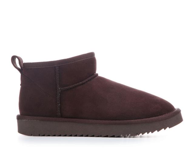 Women's Soda Mute-M Booties in Brown color