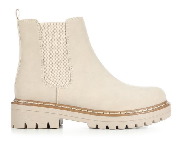 Women's Soda Paden-S Booties in Sand Nubuck color