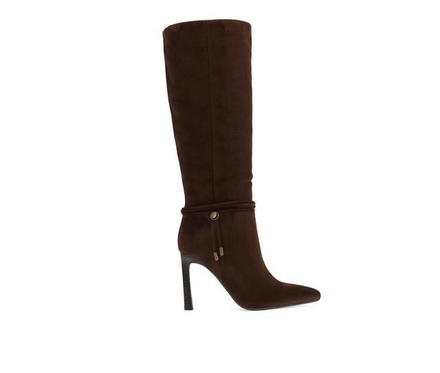 Women's MIA Niko-N Knee High Boots in Chocolate color