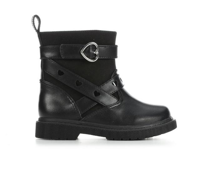 Girls' Rachel Shoes Toddler & Little Kid Lil Ginette Booties in Black color