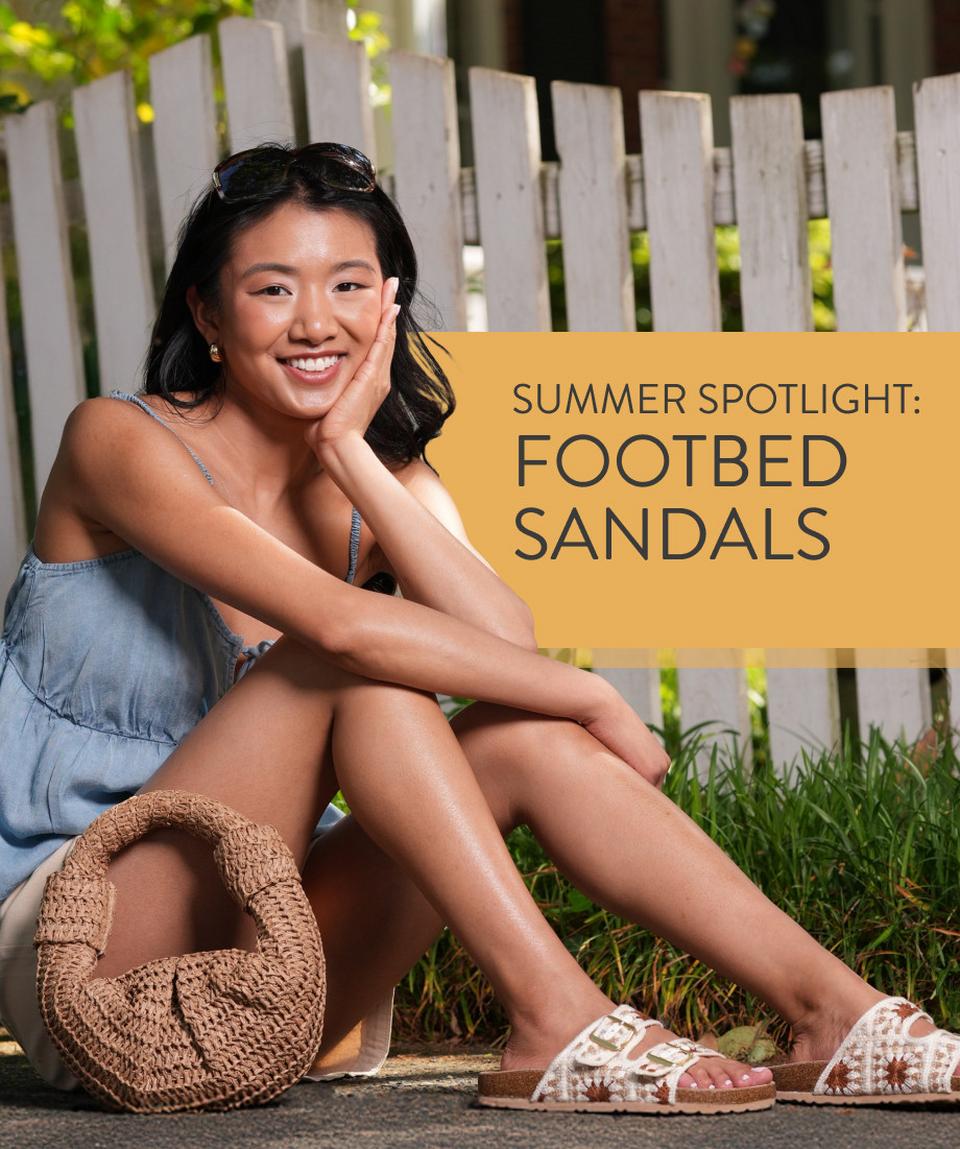 Shop Footbed Sandals